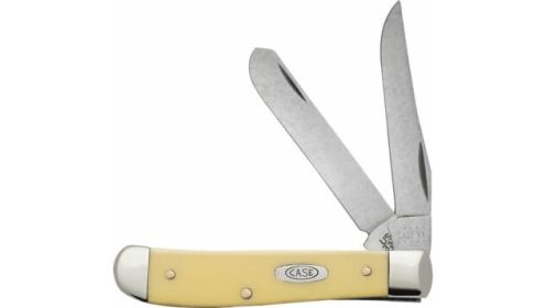CASE KNIVES YELLOW SYNTHETIC SMOOTH MINI TRAPPER