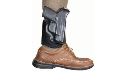 DESANTIS DIEHARD ANKLE HOLSTER RH LEATHER SIG P365 BLACK