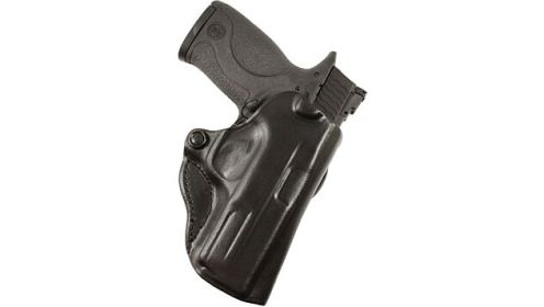 DESANTIS MINI SCABBARD HOLSTER RH OWB LEATHER J-FRM 2-2.25 BL