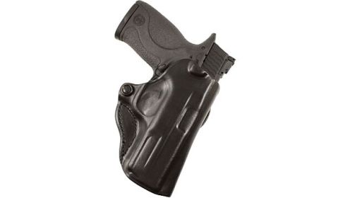 DESANTIS MINI SCABBARD HOLSTER RH OWB LEATHER KIMBER MICRO BLACK