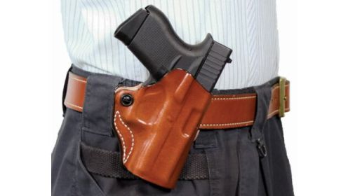 DESANTIS MINI SCABBARD HOLSTER RH OWB LEATHER KIMBER MICRO TN