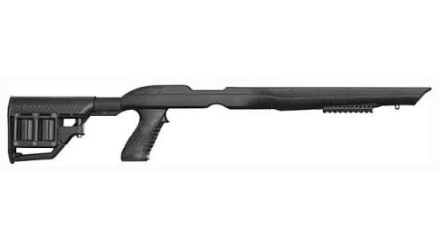 ADTAC M4 STOCK RUGER 10/22 TACTICAL BLACK SYNTHETIC