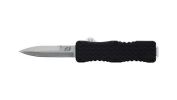 SCHRADE KNIFE UPROAR D/A OTF 3" D2 BAYONET POINT BLACK/SS