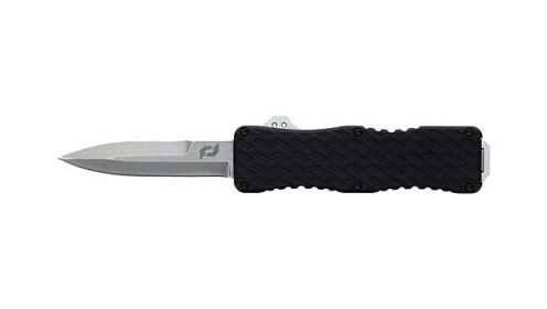 SCHRADE KNIFE UPROAR D/A OTF 3" D2 BAYONET POINT BLACK/SS