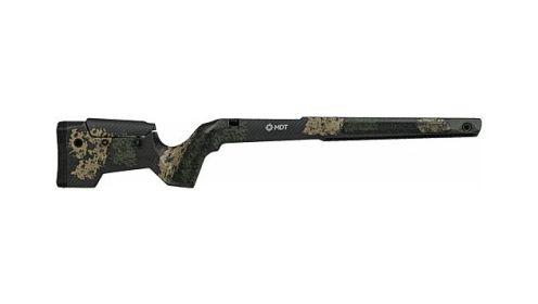 MDT CHASSIS CRBN HUNTER KIT TIKA T3X SA RH ARCA GREEN/FDE