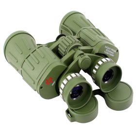 60x50 Day / Night Prism Lenses Army Green Binoculars with Pouch New