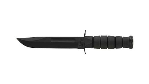 KA-BAR FULL SIZE BLACK KABAR STRAIGHT EDGE 7" W/SHEATH