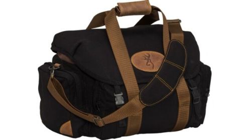BROWNING LONA CANVAS SHOOTING BAG 19"WX11.5"HX13"D BLK/BRN