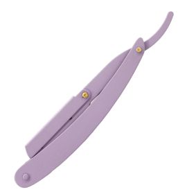 Professional All Pink Straight Cut Throat Barber Shaving Razor + 10 Blades Salon Razor