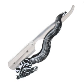 Professional Dragon Style Handle Straight Cut Throat Barber Razor + 10 Blades Salon Use