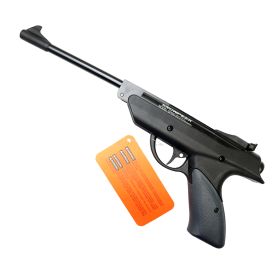 Defender Black 4.5mm Caliber Break Barrel Pistol With Plastic Body