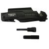 Defender-Xtreme 8.5" Multi Function Folding Knife Full Black Color