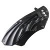Hunt-Down 7" Black Color Stainless Steel Spring Assisted knives With Belt Clip