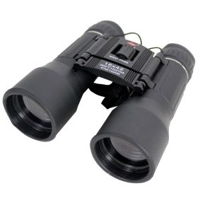 All Black Perrini 16x42 Compact Binocular 87m - 100m With Black Carrying Case