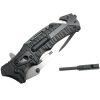 Defender-Xtreme 8" Spring Assisted Folding Knife 3CR13 Stainless Steel Black