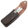 TheBoneEdge Folding Knife Blade 8" Damascus Forged Steel Blade Bone Handle