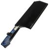 TheBoneEdge 12" Chef Kitchen Cleaver Knife Blue Packawood Handle Stainless Steel