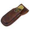 TheBoneEdge 7" Hand Made Damascus Blade Folding Knife Pakkawood Handle Burnt Finish