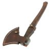 TheBoneEdge 22.5" Custom Handmade Damascus Steel Throwing Axe Hatchet Wood Handle
