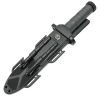 Defender-Xtreme 13" Survival Knife w/ Sheath Blade Sharpener Whistle  Fire Starter
