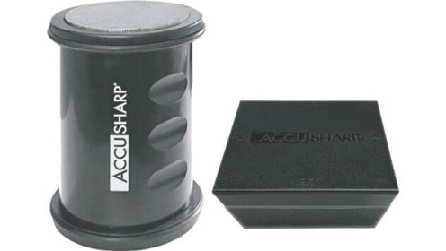ACCUSHARP 2-STONE ROLLING KNIFE SHARPENER BLACK