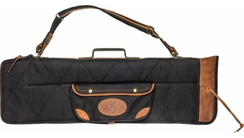 BROWNING LONA CANVAS GUN CASE 34.5" O/U TKDWN BLK/BRWN TRIM