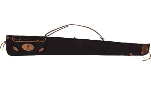 BROWNING LONA CANVAS GUN CASE 52" BLACK/BROWN TRIM W/SLING