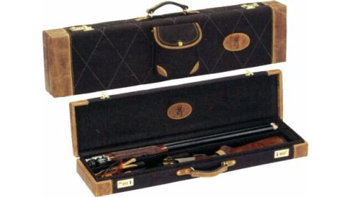 BROWNING LUGGAGE CASE O/U TO 34" BBL LONA BLACK/BROWN