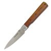 Hunt-Down 9" Liner Lock Stainless Blade Wood Handle Steel Bolster Folding Knife