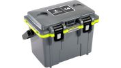 PELICAN COOLERS IM 14 QUART DKGRAY/GREEN W/DRY STORAGE