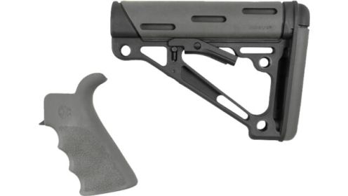 HOGUE AR-15/M-16 KIT MIL-SPEC GRIP W/ COLLAPSIBLE STOCK GREY