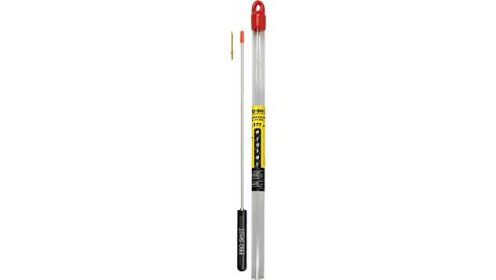 PRO SHOT STAINLESS 1PC PISTOL CLEANING ROD 12" .17 CAL W/JAG