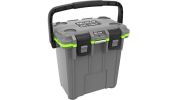 PELICAN COOLERS IM 20 QUART ELITE DKGRAY/GREEN LEG CUT OUT