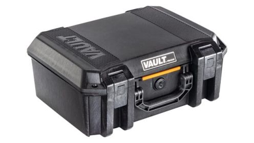 PELICAN VAULT V300 LARGE- 5 PISTOL CSE PRE CUT FOAM BLK