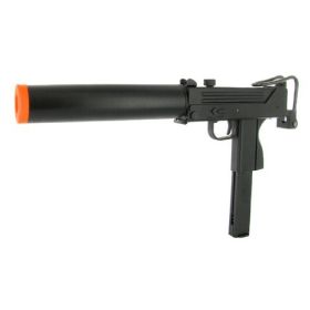 Green Gas HFC Assault Eagle SMG FPS-415 Mock Silencer, Folding Stock Airsoft Gun