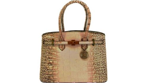 CAMELEON S&W CROC HANDBAG CONCEALED CARRY PURSE