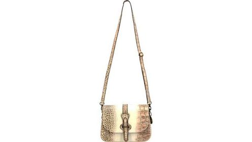 CAMELEON S&W CROC HANDBAG CROSSBODY CARRY PURSE