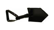 RED ROCK MILITARY TRI-FOLD SHOVEL W/ CASE 23" OPEN BLACK