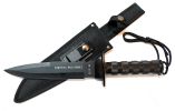 14" Carbon Steel Survival Knife with Sheath Heavy Duty