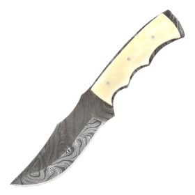 TheBoneEdge 8" Damascus Blade Skinner Knife Series