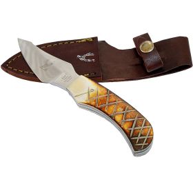 6.5" The Bone Edge Hand Made Knife Full Tang Stainless Steel Blade