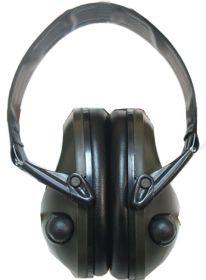 Black & Green Electronic Earmuffs Hearing Protector