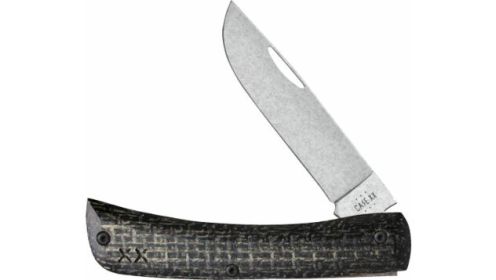 CASE KNIVES CROSSROADS SERIES BLACK BURLAP LAM SOD BUSTER JR