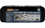ACCUSHARP 6-PIECE FILLET KNIFE KIT W/SHARPENER & ZIP CASE