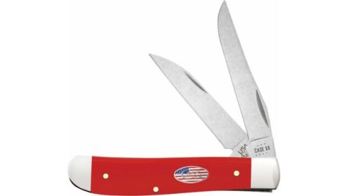 CASE KNIVES AMERICAN WORKMAN RED SNYTHETIC MINI TRAPPER