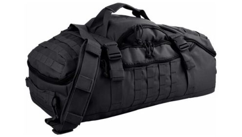 RED ROCK TRAVELER DUFFLE BAG BACKPACK OR LUGGAGE BLACK