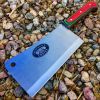 12" Defender Xtreme Butcher Knife Stainless Steel Blade with Multicolor Wood Handle