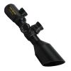 Hunt-Down Black 3-9x42CZA Compact R/G Range Finder Reticle Hunting Rifle Scope