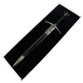 18" Steel Assassin Collectible Style Dagger W/ Scabbard Collectors Fantasy Sword