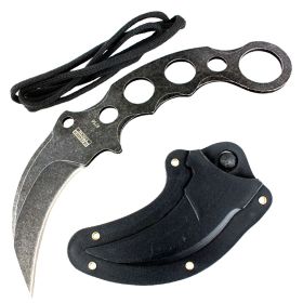 TACTICAL COMBAT KARAMBIT NECK KNIFE Survival Hunting BOWIE Fixed Blade New